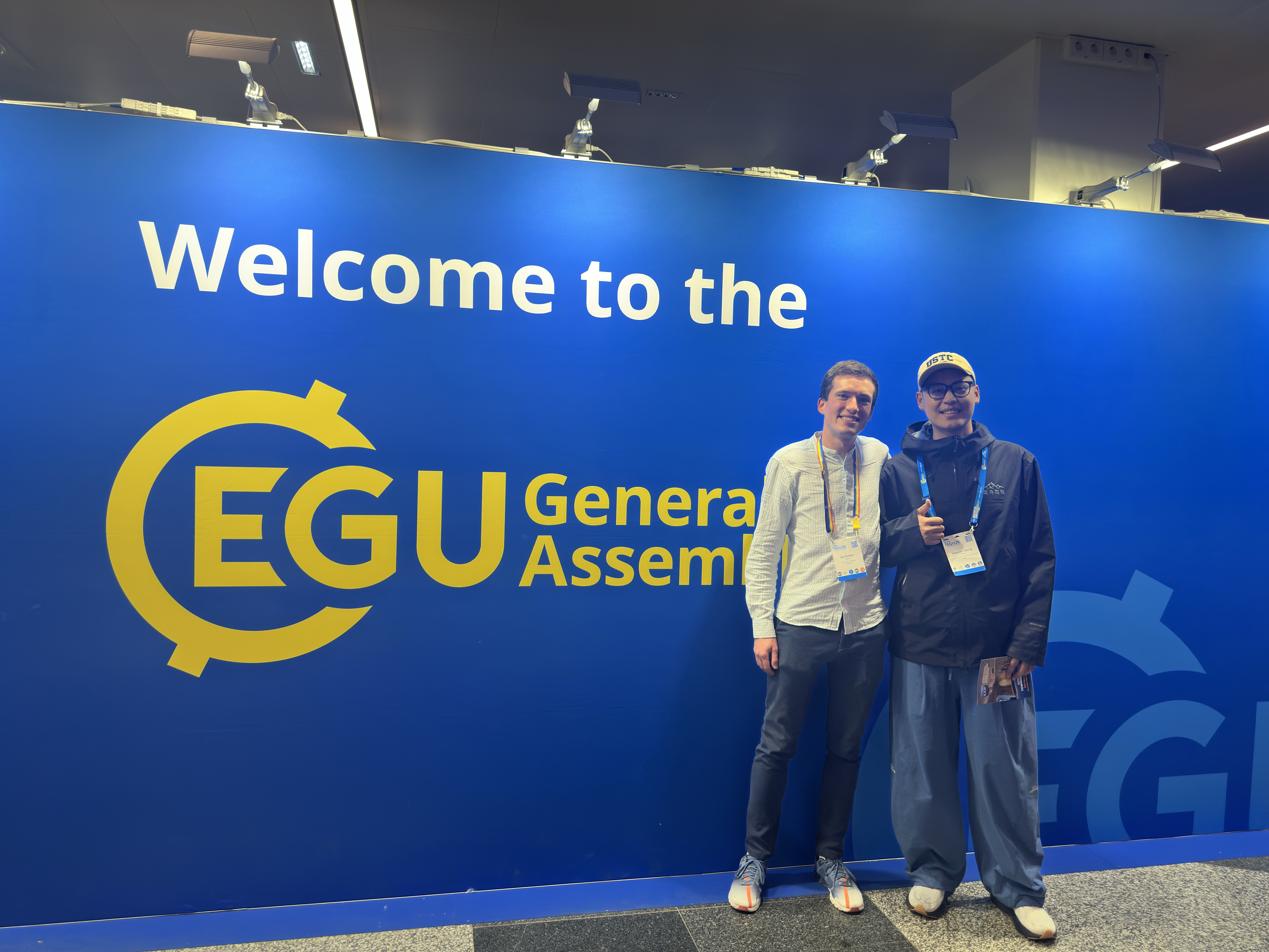 Wang Haonan at EGU 2026
